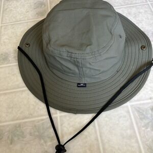 Vintage PARAMOUNT OUTDOORS 258 Green American Flag Boonie Hat One size String